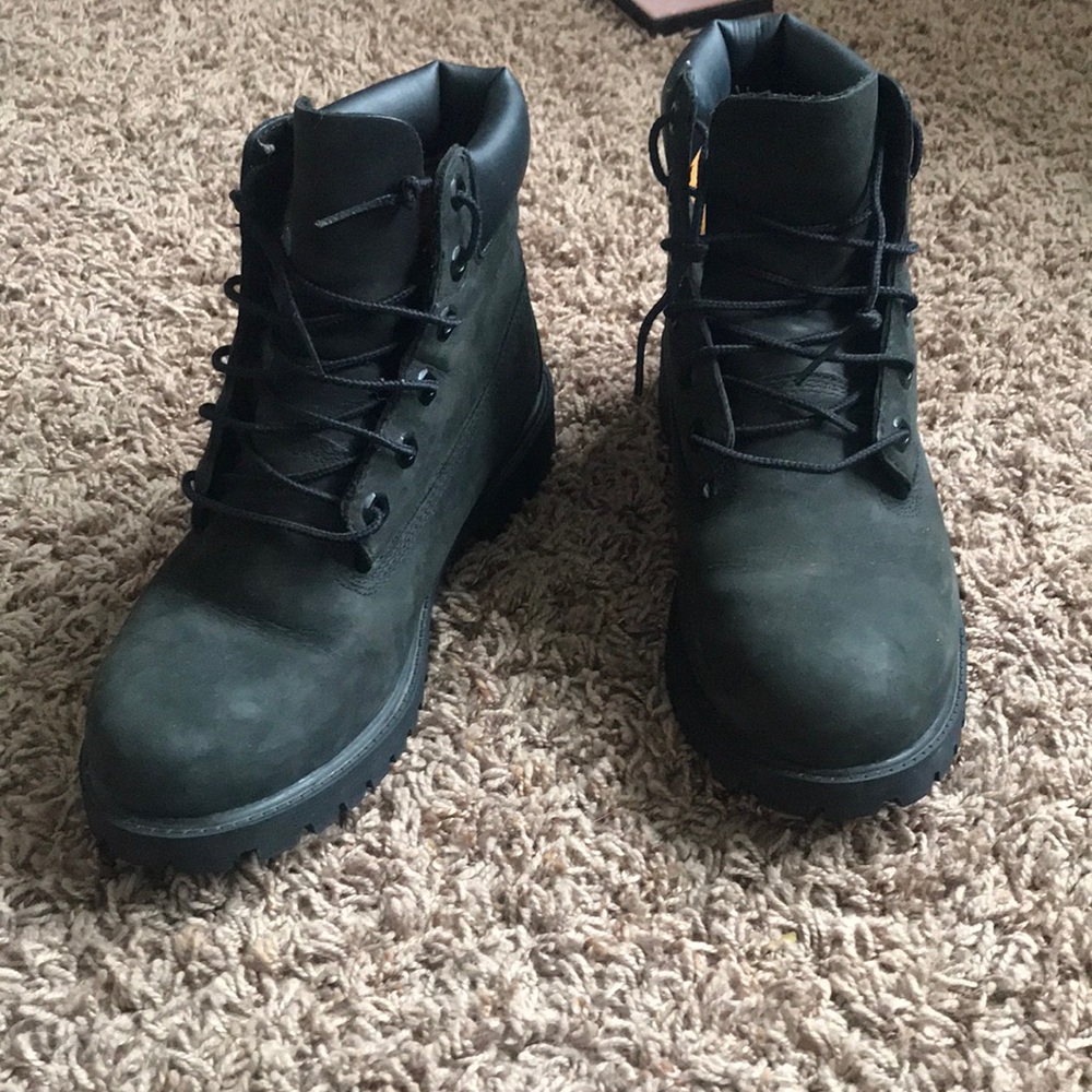 Black Timberland Boots size 5.5